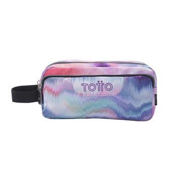 PORTATOT TOTTO MULTIUSO AGAPEC GLITTER TRES CREMALLERES ROSA | 7704758841603 | Llibreria La Gralla | Librería online de Granollers