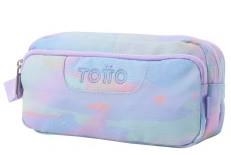 PORTATOT TOTTO MULTIUSO AGAPEC TRES CREMALLERES LILA PASTEL | 7704758834742 | Llibreria La Gralla | Librería online de Granollers