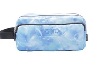 PORTATOT TOTTO MULTIUSO AGAPEC GLITTER TRES CREMALLERES BLAU | 7704758841610 | Llibreria La Gralla | Librería online de Granollers