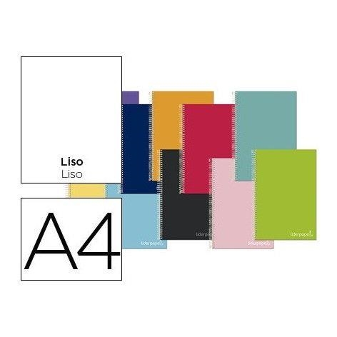 LLIBRETA A4 LIDERPAPEL LLIS ESPIRAL CARTRO | 8423473097575 | 9757 | Llibreria La Gralla | Librería online de Granollers