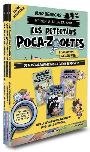PACK APRÈN A LLEGIR AMB... ELS DETECTIUS POCA-ZOOLTES! 1-3. EN LLETRA MAJÚSCULA | 9788413897998 | BENEGAS, MAR | Llibreria La Gralla | Llibreria online de Granollers