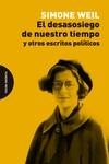DESASOSIEGO DE NUESTRO TIEMPO, EL | 9788412818703 | WEIL, SIMONE | Llibreria La Gralla | Librería online de Granollers