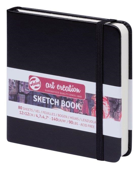 QUADERN SKETCH 12X12 ARTCREATION 140GR 80F NEGRE | 8712079384166 | Llibreria La Gralla | Llibreria online de Granollers