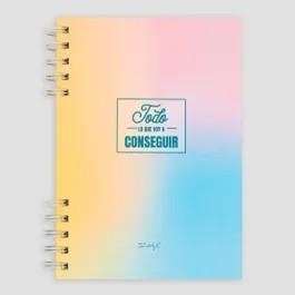 LLIBRETA MR.WONDERFUL DEGRADAT ROSA I BLAU TODO LO QUE VOY A CONSEGUIR | 8445641033000 | ASTUR220790 | Llibreria La Gralla | Librería online de Granollers