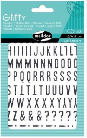 STICKER COOKY GLITTY ALFABET | 3609510910723 | EXAAE072O | Llibreria La Gralla | Librería online de Granollers