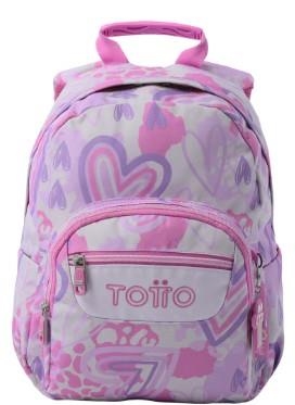 MOTXILLA TOTTO TEMPERA CORS ROSA PETITA | 7704758864398 | MA04ECO003-2416J-6HF | Llibreria La Gralla | Librería online de Granollers