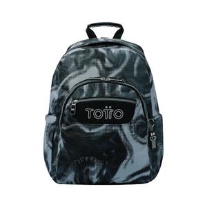 MOTXILLA TOTTO ACUARELES GRIS I NEGRE | 7704758865029 | MA04ECO021-2416N-6YA | Llibreria La Gralla | Librería online de Granollers