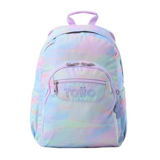 MOTXILLA TOTTO ACUARELES COLORS PASTEL | 7704758864954 | MA04ECO021-2416N-5DO | Llibreria La Gralla | Llibreria online de Granollers