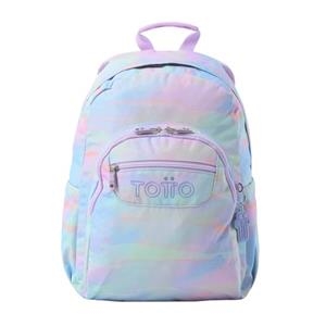 MOTXILLA TOTTO ACUARELES COLORS PASTEL | 7704758864954 | MA04ECO021-2416N-5DO | Llibreria La Gralla | Librería online de Granollers