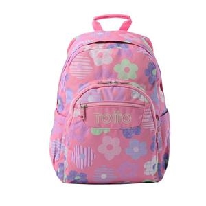 MOTXILLA TOTTO ACUARELES ROSA FLORS | 7704758864923 | MA04ECO021-2416N-0KE | Llibreria La Gralla | Librería online de Granollers