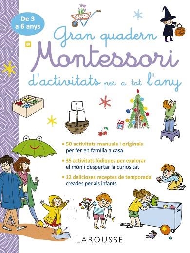 Q. GRAN QUADERN MONTESSORI D'ACTIVITATS PER A TOT L'ANY | 9788419739995 | VVAA | Llibreria La Gralla | Llibreria online de Granollers