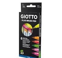 RETOLADOR GIOTTO TURBO SOFT BRUSH FLUOR 6 UNIT | 8000825013973 | F427200 | Llibreria La Gralla | Llibreria online de Granollers
