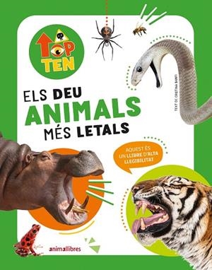 TOP TEN ELS DEU ANIMALS MÉS LETALS | 9788419659521 | BANFI, CRISTINA/SANCHIS, PAU (IL.) | Llibreria La Gralla | Librería online de Granollers