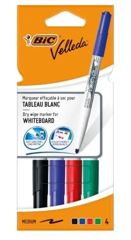 PACK MARCADORS VELLEDA 4 UNITATS | 3086120017446 | 503842 | Llibreria La Gralla | Librería online de Granollers