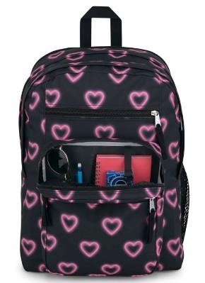 MOTXILLA JANSPORT  SUPERBREAK ONE NEGRA CORS ROSA NEON | 195438968494 | JANEK0A5BAG8O01 | Llibreria La Gralla | Llibreria online de Granollers