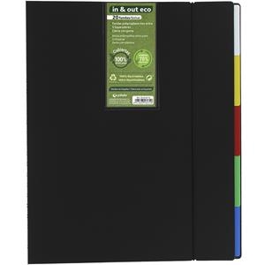 CARPETA 100 FUNDAS IN & OUT ECO NEGRA | 8413623160365 | Llibreria La Gralla | Librería online de Granollers