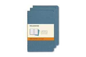 LIBRETAS CAHIER AZUL ELECTRICO P RAYAS (SET DE 3) | 8058647629582 | MOLESKINE | Llibreria La Gralla | Llibreria online de Granollers