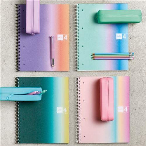 LLIBRETA NBOOK 5 COLORS A4 MR QUADRICULA 70G AURORA COLORS | 8422593040836 | MR4010 | Llibreria La Gralla | Llibreria online de Granollers