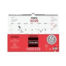 CALENDARI 2024-25 FINOCAM 16 MESOS PARET L ESCRIURE | 8422952375685 | 78203 | Llibreria La Gralla | Librería online de Granollers