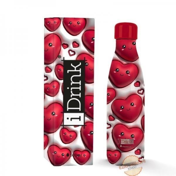AMPOLLA TERMICA IDRINK 500ML FOLLOW YOUR HEART | 8059037078829 | ITOID0456 | Llibreria La Gralla | Llibreria online de Granollers