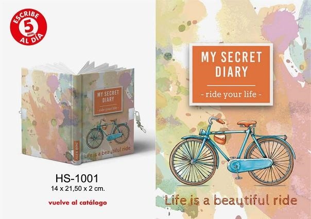 DIARI AMB CANDAU A5 BICICLETA | 8431234167092 | 358311 | Llibreria La Gralla | Librería online de Granollers