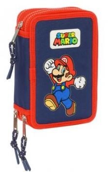 PLUMIER SAFTA SUPER MARIO TRIPLE | 8412688557233 | SAF412408857 | Llibreria La Gralla | Librería online de Granollers