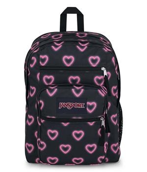 MOTXILLA JANSPORT BIG STUDENT HAPPY HEARTS BLACK | 195438968173 | EK0ABAH8O01 | Llibreria La Gralla | Llibreria online de Granollers