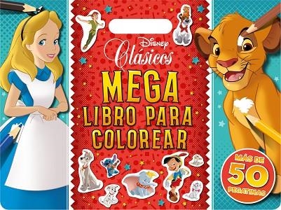 CLÁSICOS DISNEY. MEGALIBRO PARA COLOREAR | 9788419547163 | VVAA | Llibreria La Gralla | Librería online de Granollers