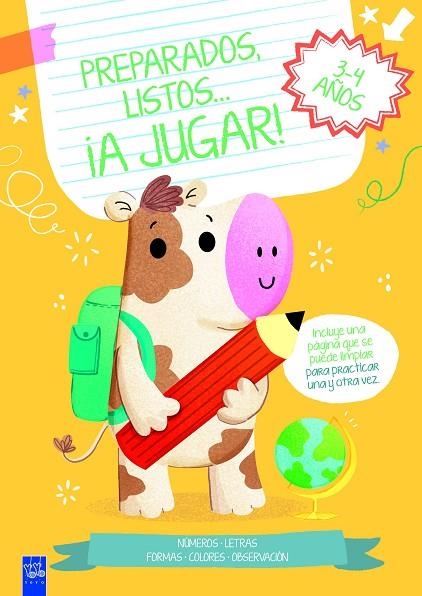 PREPARADOS, LISTOS... ¡A JUGAR! 3-4 AÑOS NARANJA | 9788408283928 | VVAA | Llibreria La Gralla | Llibreria online de Granollers