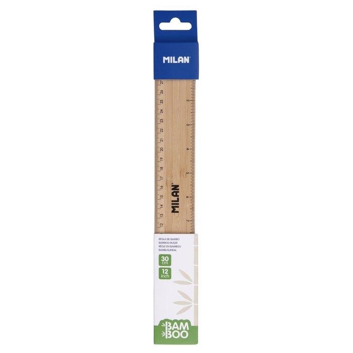 REGLA MILAN BAMBOO 30 CM | 8411574106425 | 353701BMB | Llibreria La Gralla | Librería online de Granollers