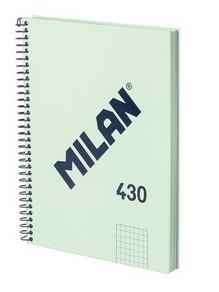 LLIBRETA MILAN 430 QUADRICULA A5 80 F VERDA | 8411574107514 | 57153E80SNCGR | Llibreria La Gralla | Llibreria online de Granollers