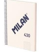 LLIBRETA MILAN 430 QUADRICULA A5 80 F BEIGE | 8411574107507 | 57153E80SNCBG | Llibreria La Gralla | Llibreria online de Granollers