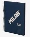 LLIBRETA MILAN 430 QUADRICULA A5 80 F BLAU | 8411574107484 | 57153E80SNCB | Llibreria La Gralla | Librería online de Granollers