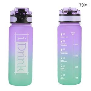 AMPOLLA PLÀSTIC IDRINK 750ML LILA I VERD BLAVOS | 8059037077716 | ID2121 | Llibreria La Gralla | Llibreria online de Granollers