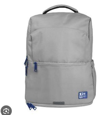 MOTXILLA OXFORD OXFBAG RPET GRISA TRES CREMALLERES | 8427291053065 | HAM400183031 | Llibreria La Gralla | Llibreria online de Granollers