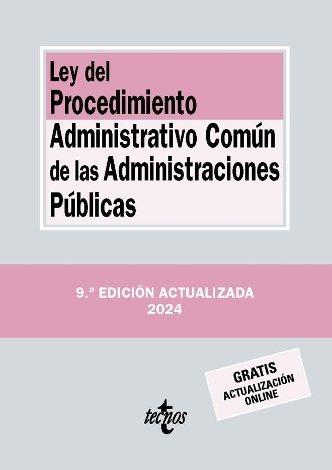 LEY DEL PROCEDIMIENTO ADMINISTRATIVO COMÚN DE LAS ADMINISTRACIONES PÚBLICAS | 9788430991068 | EDITORIAL TECNOS | Llibreria La Gralla | Librería online de Granollers