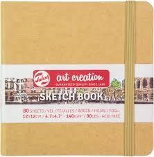 QUADERN SKETCH 12X12 ARTCREATION 140GR 80F KRAFT | 8712079467166 | 9314434M | Llibreria La Gralla | Llibreria online de Granollers