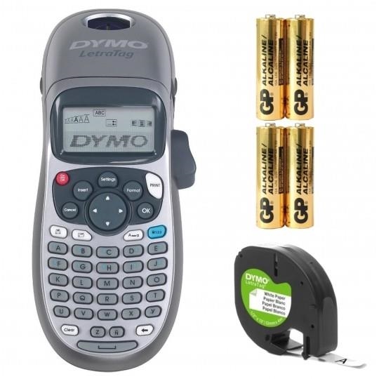DYMO LETRATAG PERSONAL LABELMAKER + 4 PILES | 3026981745775 | 39810 | Llibreria La Gralla | Librería online de Granollers