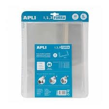 FUNDA FOLRE LLIBRES 30X55 APLI PACK 5 UN | 8410782169147 | 16914 | Llibreria La Gralla | Librería online de Granollers