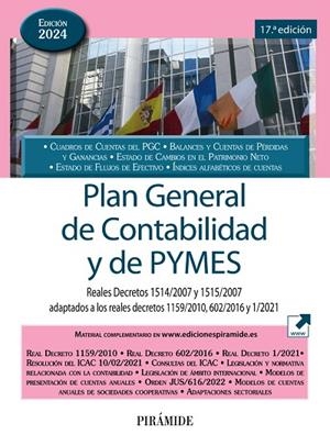 PLAN GENERAL DE CONTABILIDAD Y DE PYMES | 9788436849837 | EDICIONES PIRÁMIDE | Llibreria La Gralla | Librería online de Granollers