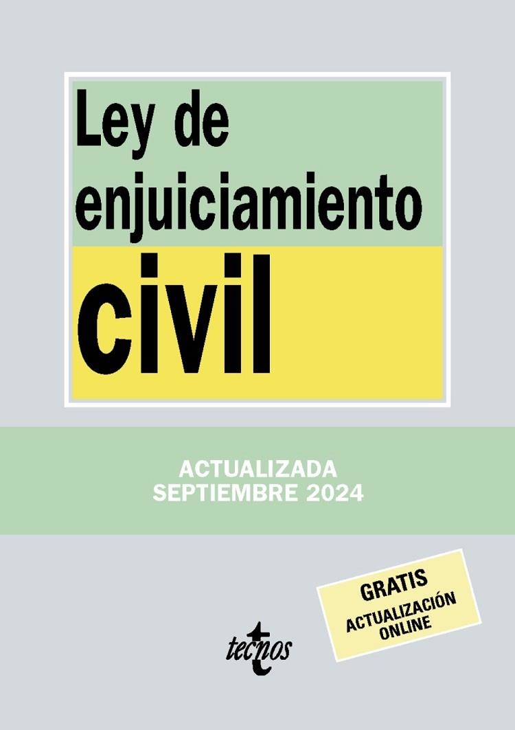 LEY DE ENJUICIAMIENTO CIVIL 2024 | 9788430991082 | EDITORIAL TECNOS | Llibreria La Gralla | Librería online de Granollers
