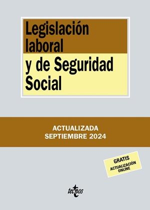 LEGISLACIÓN LABORAL Y DE SEGURIDAD SOCIAL | 9788430990931 | EDITORIAL TECNOS | Llibreria La Gralla | Librería online de Granollers