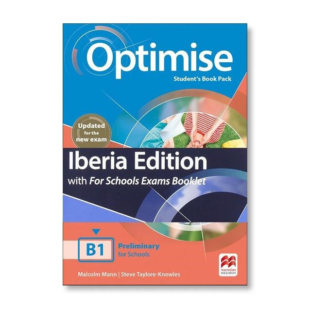 OPTIMISE B1 EXAM BKLT SB PK 2019 | 9781380033741 | TAYLORE-KNOWLES, S. / MANN, M. | Llibreria La Gralla | Llibreria online de Granollers
