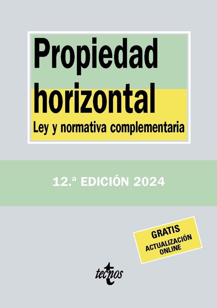 PROPIEDAD HORIZONTAL 2024 | 9788430991044 | EDITORIAL TECNOS | Llibreria La Gralla | Librería online de Granollers