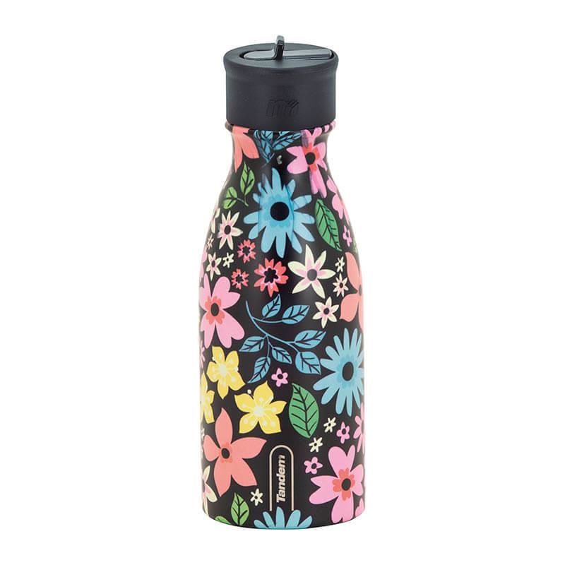 AMPOLLA TÈRMICA TANDEM 350ML FLORS | 8412782610711 | 610711 | Llibreria La Gralla | Llibreria online de Granollers