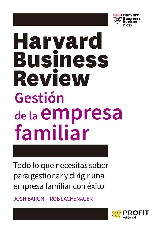 GESTIÓN DE LA EMPRESA FAMILIAR | 9788419841629 | BARON, JOSH ;  LACHENAUER, ROB | Llibreria La Gralla | Librería online de Granollers