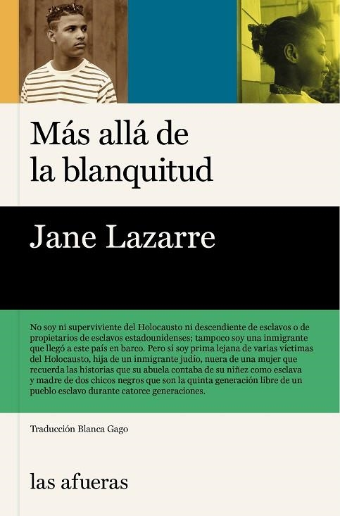 MAS ALLA DE LA BLANQUITUD | 9788412894332 | LAZARRE, JANE | Llibreria La Gralla | Librería online de Granollers
