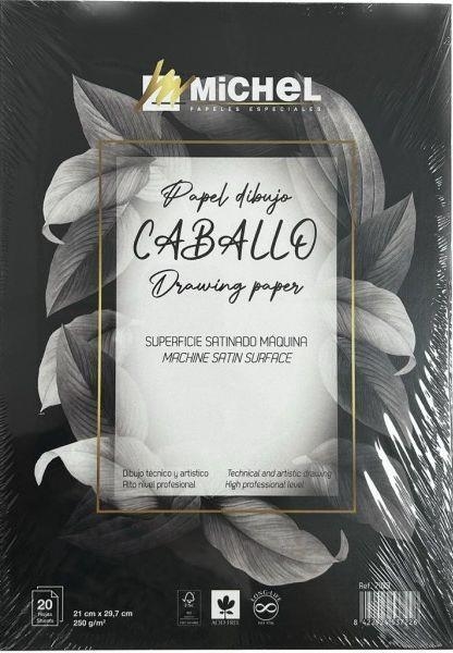 BLOC PAPER CABALLO 250 GR ENCOLAT 20 FULLS DINA4 | 8422924537240 | 7111 | Llibreria La Gralla | Librería online de Granollers