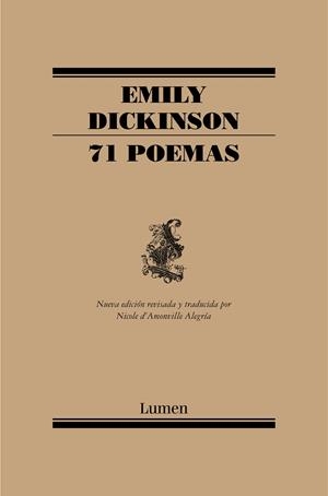 71 POEMAS (NUEVA EDICIÓN REVISADA) | 9788426426956 | DICKINSON, EMILY | Llibreria La Gralla | Librería online de Granollers