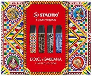 SET 4 STABILO BOSS DOLCE & GABBANA EDICIO LIMITADA | 4006381615624 | 70/4-1-102-1 | Llibreria La Gralla | Librería online de Granollers